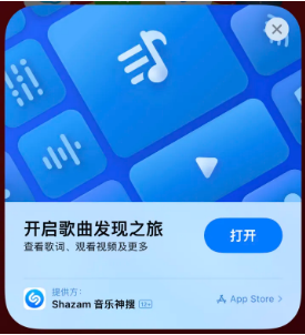 潮阳苹果14维修站分享iPhone14音乐识别功能使用方法 