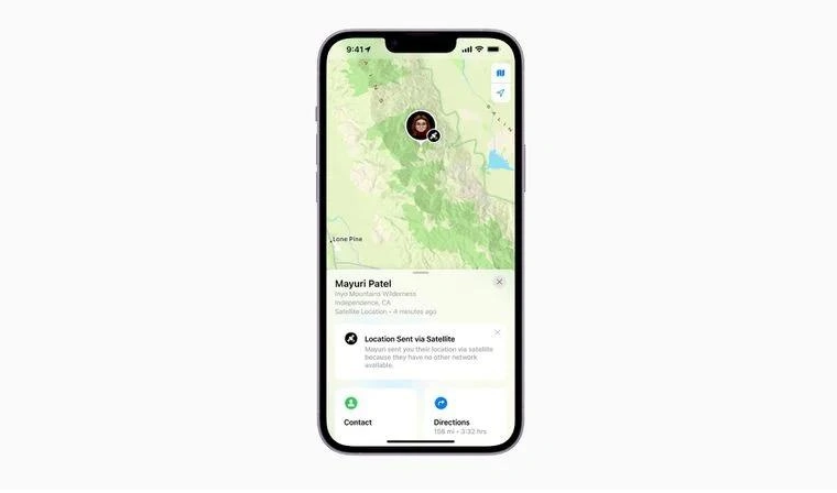 潮阳苹果14维修分享iPhone14系列中 FindMy功能通过卫星分享位置方法教程 