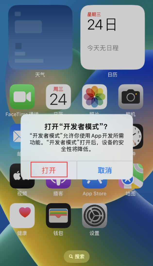 潮阳苹果手机维修分享如何打开开发者模式 