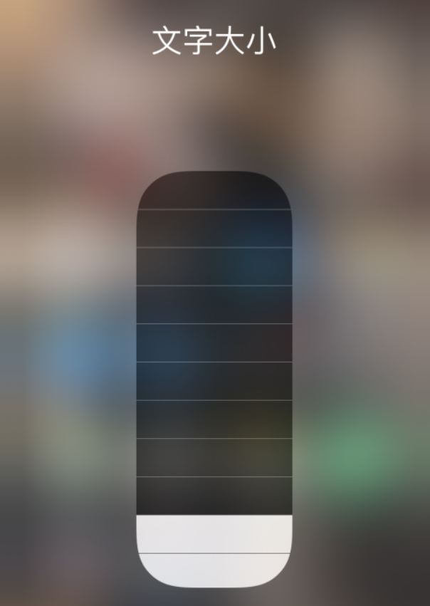 潮阳苹果手机维修分享小技巧：在 iPhone 控制中心快速调节字体大小 