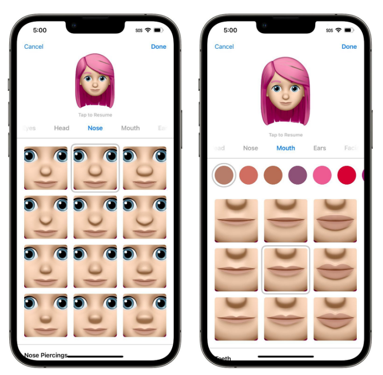 潮阳苹果手机维修分享​iOS 16中的拟我表情有了哪些变化和升级 